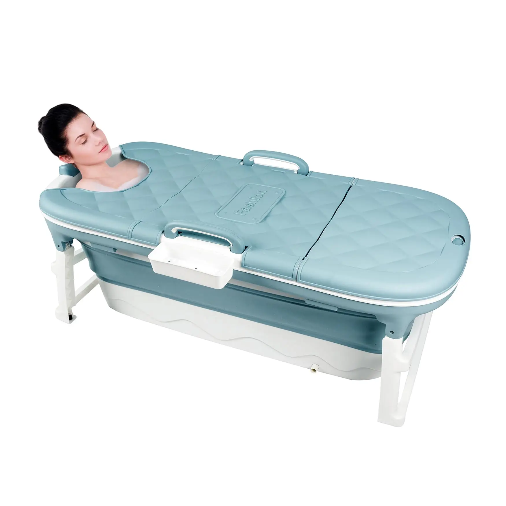 54'' Portable Bathtub for Adult, Collapsible Cold Plunge Bathtub