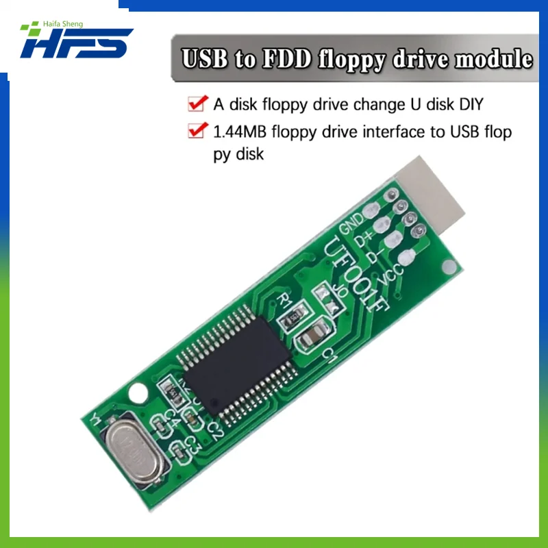 

USB to FDD floppy drive module 1.44MB floppy drive interface to USB floppy disk A disk floppy drive to U disk DIY