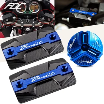 Para suzuki bandit s650 600 650 1200/s/n 1250 1250s gsf 1250 650 motor freio dianteiro reservatório de fluido tanque óleo tampa proteção
