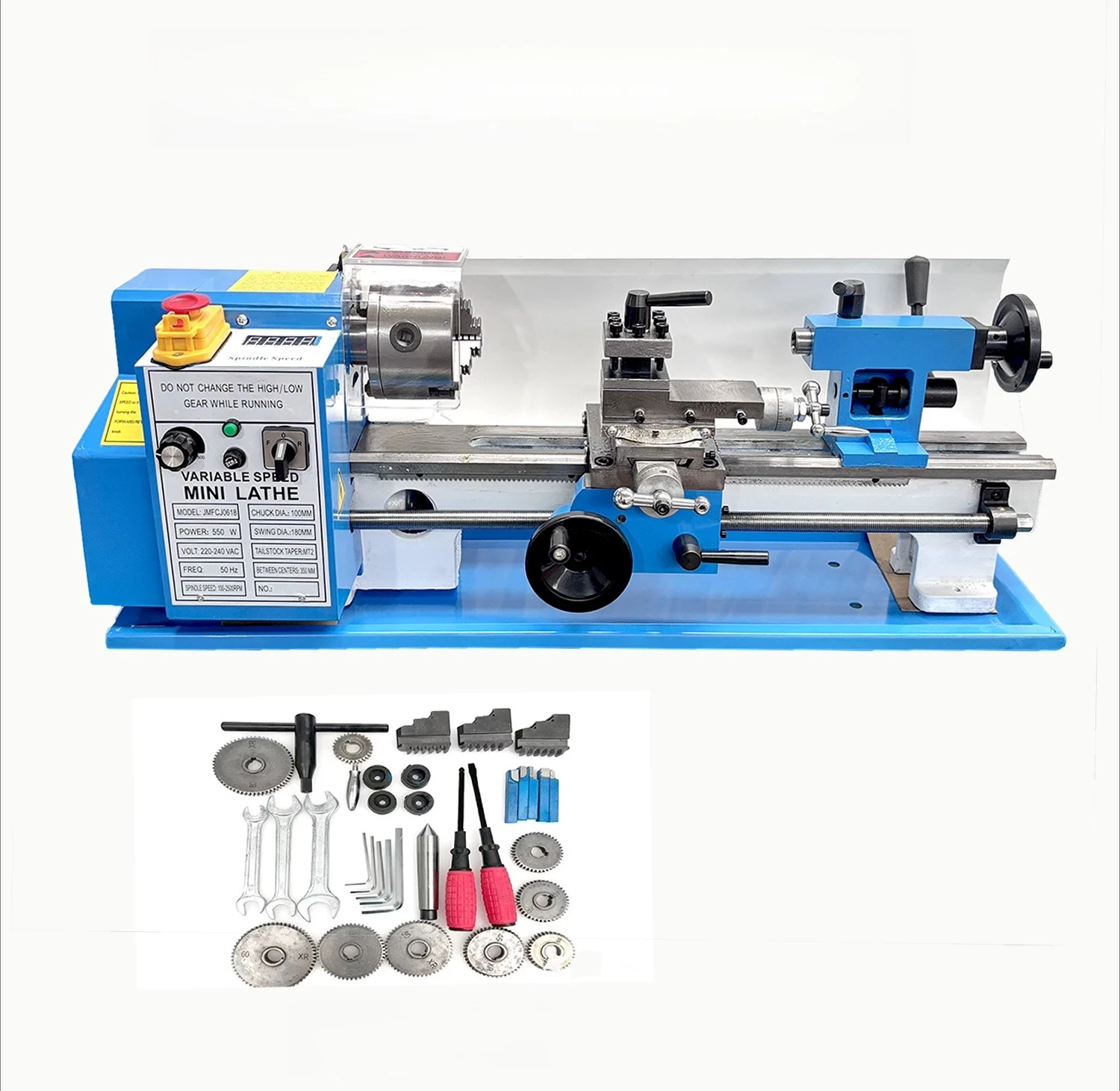 Brushless Micro Lathe Small Household Stainless Steel Processing Multifunctional Precision Small Lathe