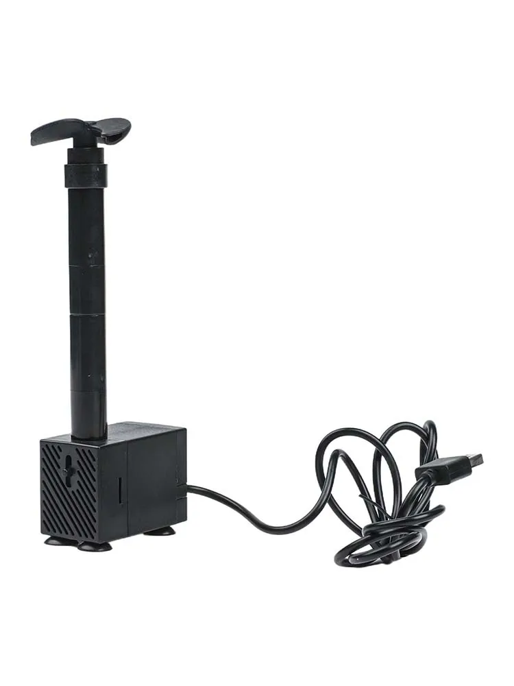 Compact Submersible Pump for Aquarium Use with Wave Making Function and Oxygen Enrichment Supports Freshwater and Marine Setups