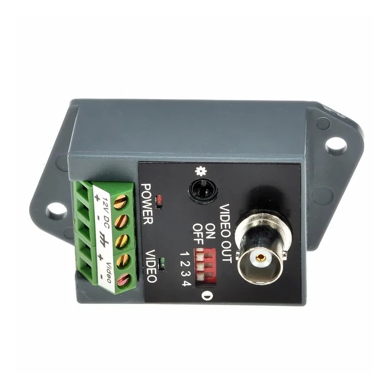 1 Pair 1CH Active Video Balun Single Channel CCTV Transceiver AHD CVI TVI CVBS Long Distance Video Transmitter Receiver