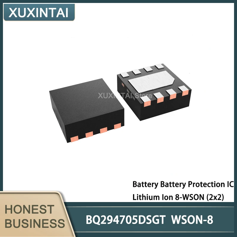 

10Pcs/Lot New Original BQ294705DSGT BQ294705 Battery Battery Protection IC Lithium Ion 8-WSON (2x2)