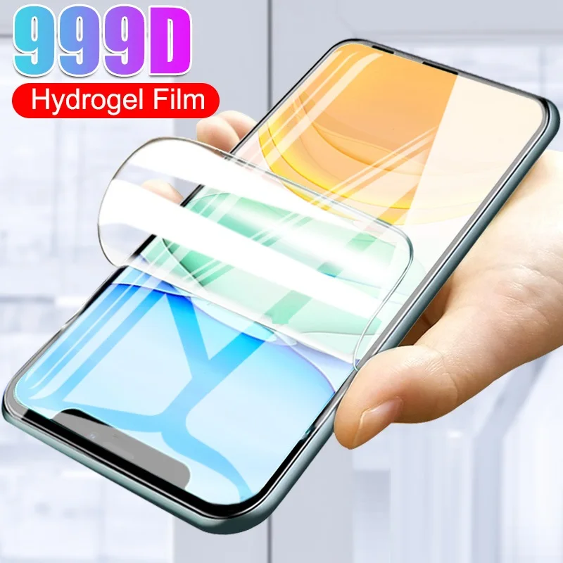 Full Cover Hydrogel Film For iPhone 13 7 8 Plus 6 6s Screen Protector 11 12 13 Pro mini XR X XS Max SE 2020 Film Not Glass