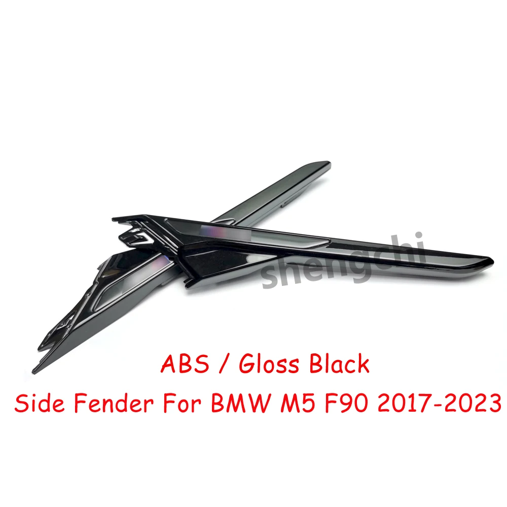 M5 F90 ABS Gloss Black Side Fender For BMW M5 F90 Side Fender Air Vent Trim Covers 2017-2023