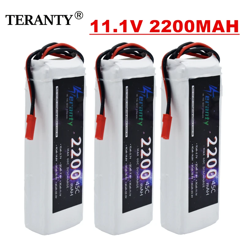 2200mAh 11.1V 3S akumulator 45C dron FPV moc dla ramka FPV helikopter RC samolot akcesoria samochodowe bateria Lipo 11.1V