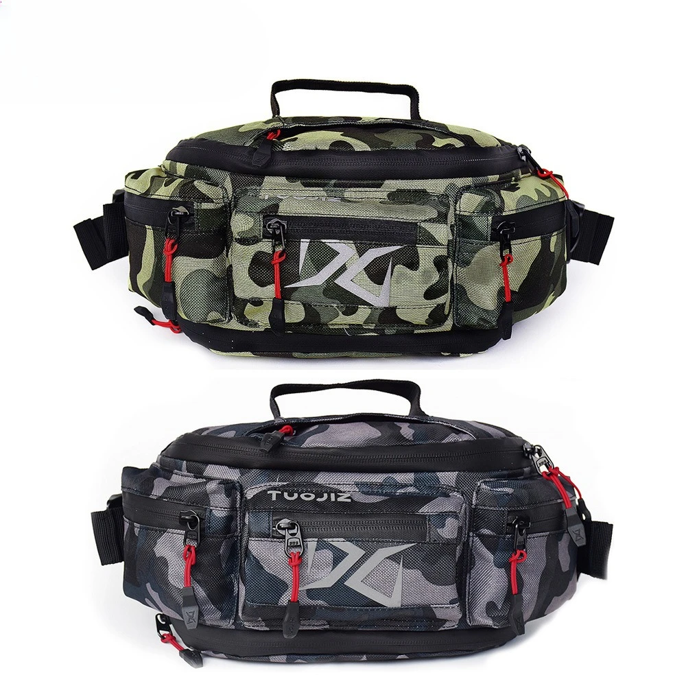 

Camouflage fanny pack motorcycle riding chest bag motorcycle equipment rider crossbody bag sports waterproof backpacks