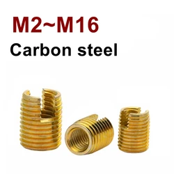 302 slotted type Self Tapping insert M2~M16 Carbon steel nut Bushing Wire Thread Repair Insert