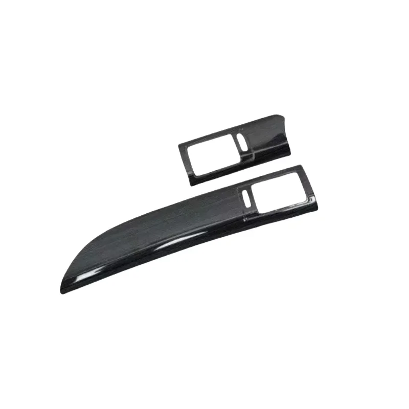 Steel Brushed Black Front Air Outlet Frame Cover Trim For Honda Accord 2013-2017 2