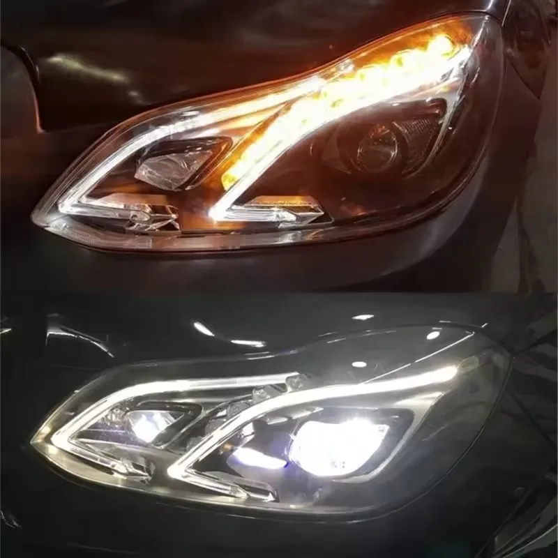 W212 Old to New E63 Style Led Taillamp Headlight Assembly for  E Class W212 2014+ Head Light Tail Lamp