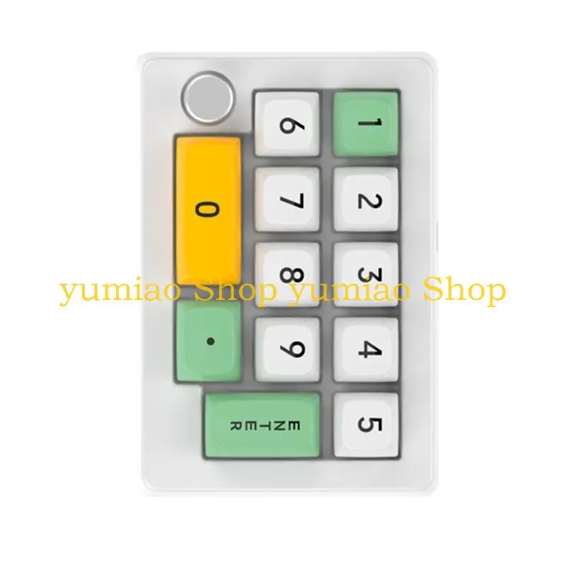 

587B Ergonomic 13Key Numeric Keypad with Customizable Buttons Progammable Keyboard
