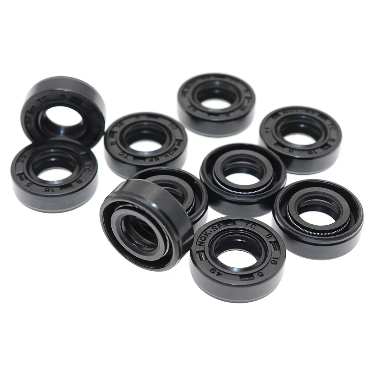 10pcs NQK 8x16x5 TC8x16x5 NBR Skeleton Oil Seal 8x16x5 Seals NQK high-quality Seals 8*16*5 Radial shaft seals