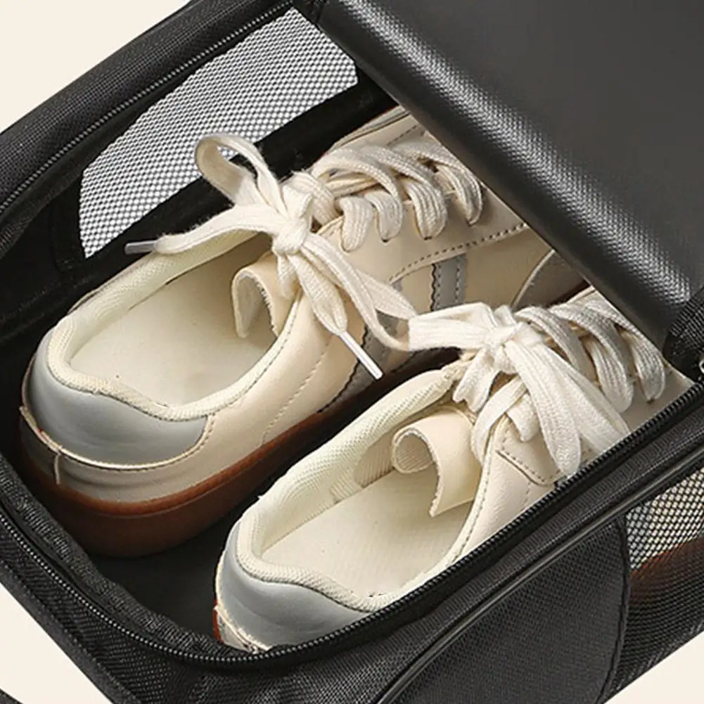 حقيبة أحذية الجولف المحمولة من قماش أكسفورد حقائب حمل الأحذية قابلة للتنفس وخفيفة الوزن حقيبة يد جولف مقاومة للغبار حقيبة أحذية كرة القدم والتنس