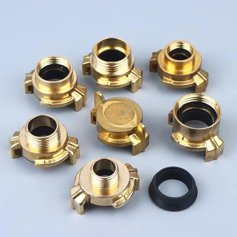 Garden Tap Adapter Fittings Claw Style Copper Quick Coupling Water Pipe Fast Connect