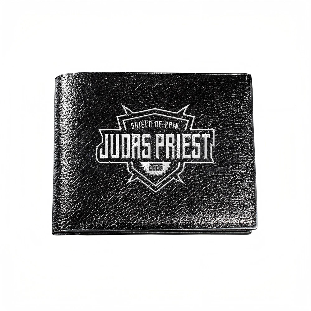 Shield Of Prin Judrs Priest 2025 Fashion Men Wallet Card Holder Casual Business Style Design Print Pattern