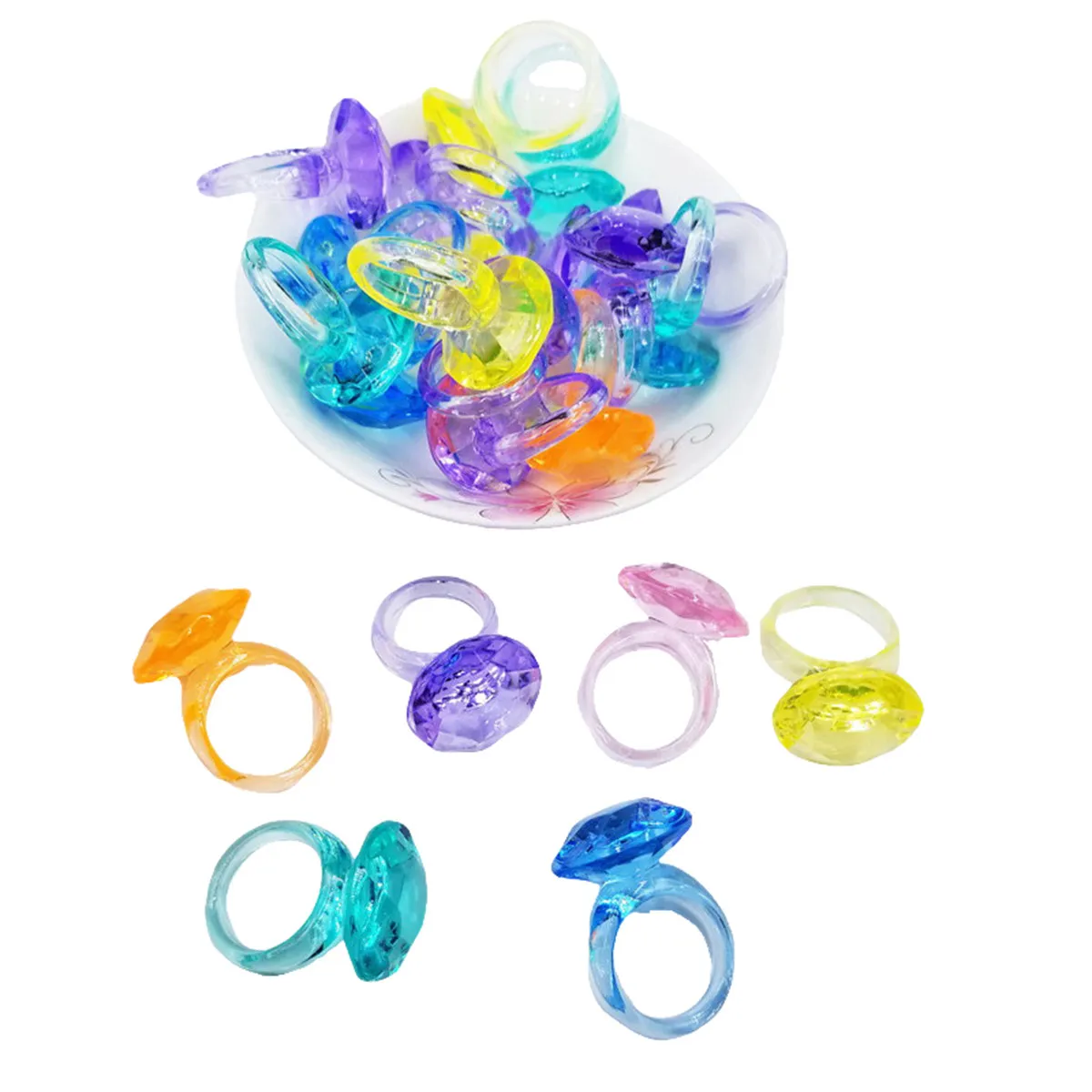 74pcs-decorative-acrylic-colorful-rings-for-kids-diy-craft-playing-multiple-children-enjoyment-smooth-safe-material