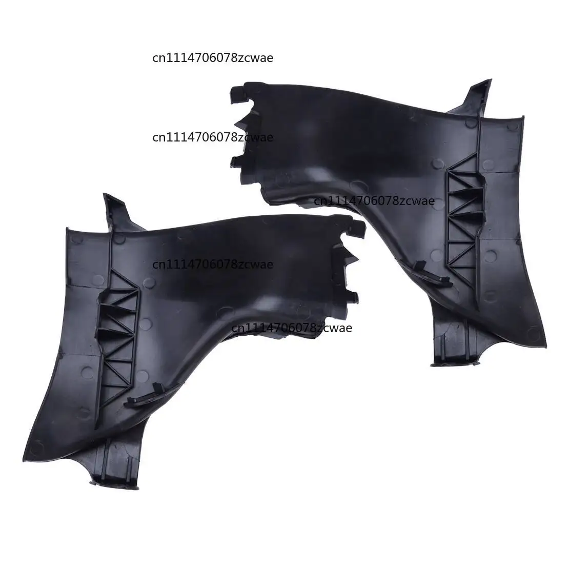 ZOCI-71317-TVA-A00 71312-TVA-A00 Front Left Right Bumper Duct Black Plastic Fit for Honda Accord 2018 2019 2020