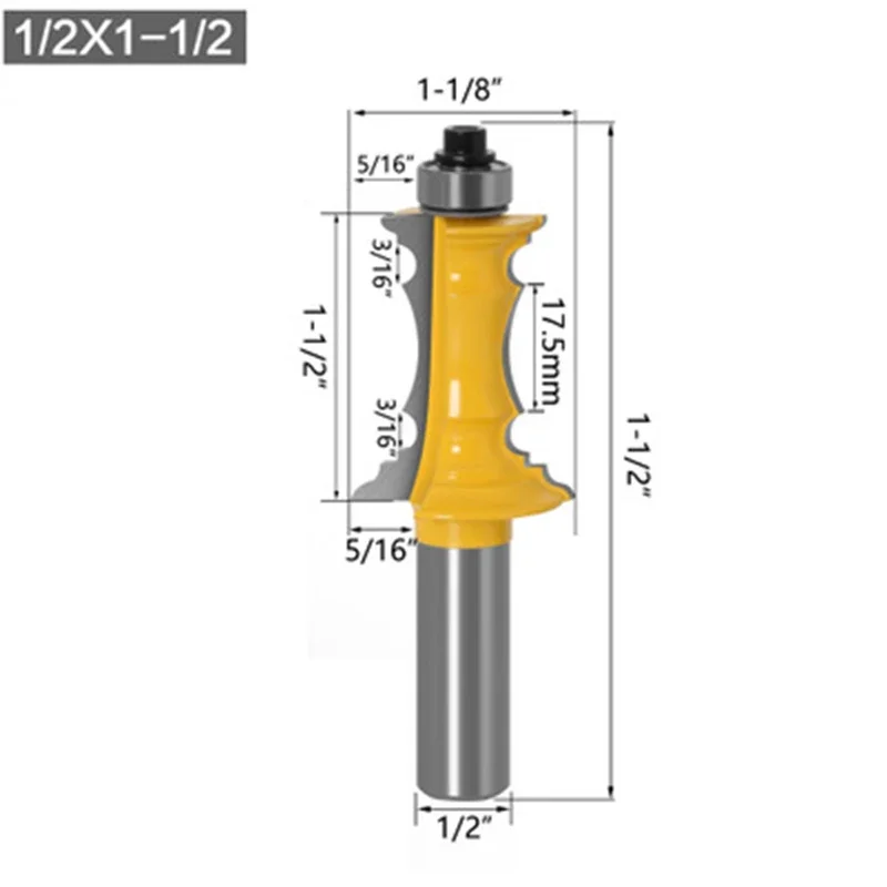 itered Door & Drawer Molding 2 Bit 1/2