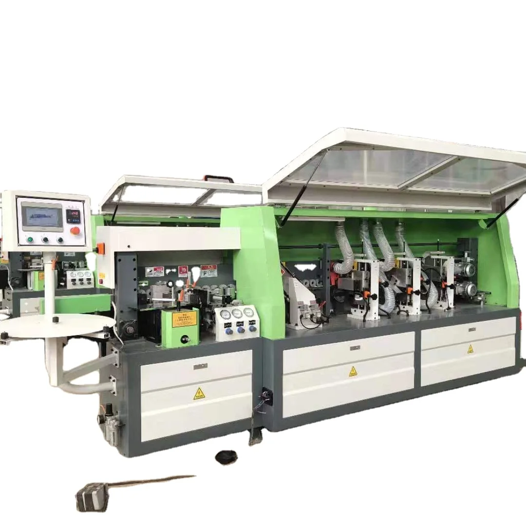 Full Automatic Plywood Woodworking Edge Banding Machine Made in China Wood Desk Board Edge Bander