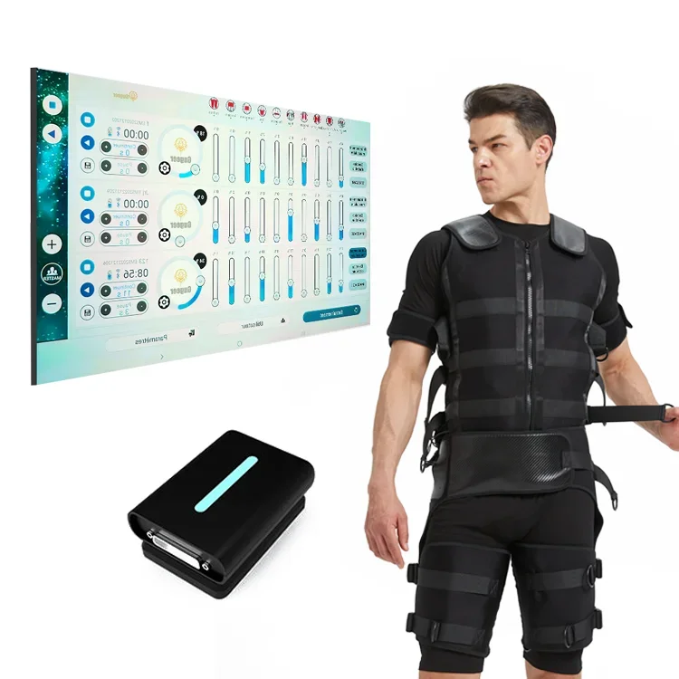 

gugeer full body muscle stimulation therapy ems exercise electrical stimulation wireless training ems suit