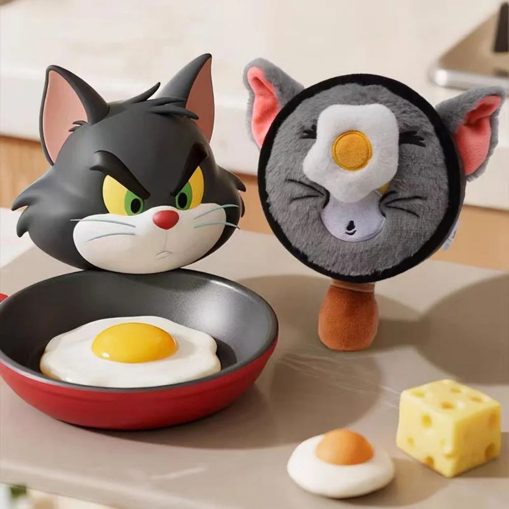 本物のトムとジェリーフライパンシリーズぬいぐるみ財布かわいい学生通学装飾人形おもちゃ女の子クリスマスギフト