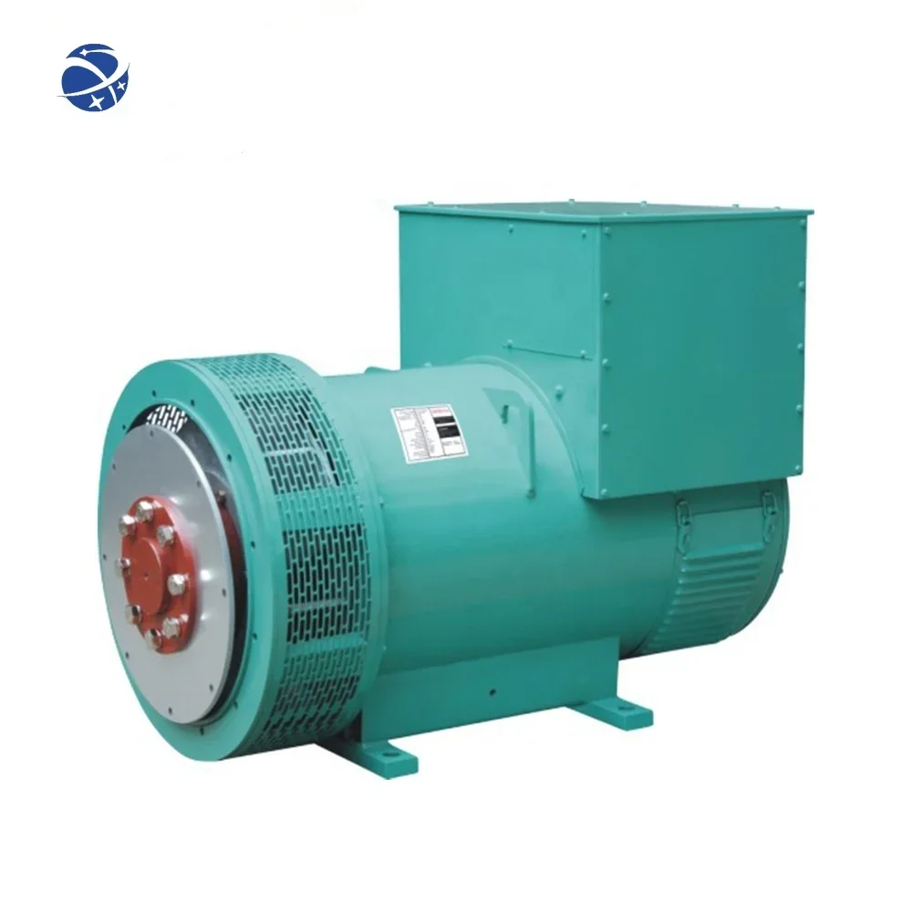 YUNYI 100Kva 80Kw 200kva 1500rpm 50hz single phase 3phase Stamford Type alternator generator silent with AVR