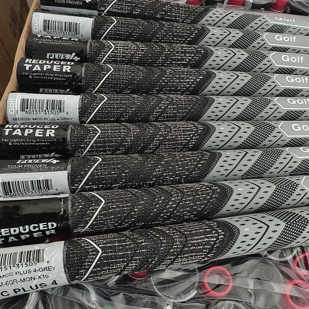 رمادي 10 قطعة/13 قطعة قياسية بالإضافة إلى 4 قبضة جولف مطاطية متوسطة الحجم غزل القطن مقابض نادي الجولف الحديد والخشب العالمي #2