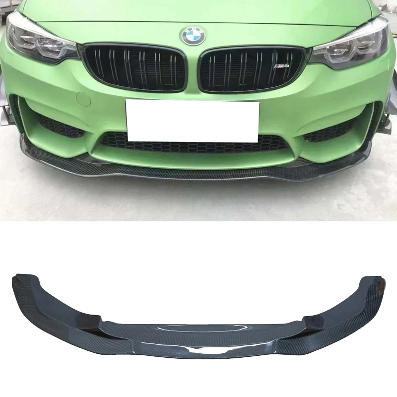

PSM Style Carbon Fiber Front Spoiler Bumper Lip Car Styling For BMW F80 M3 F82 M4 2014UP