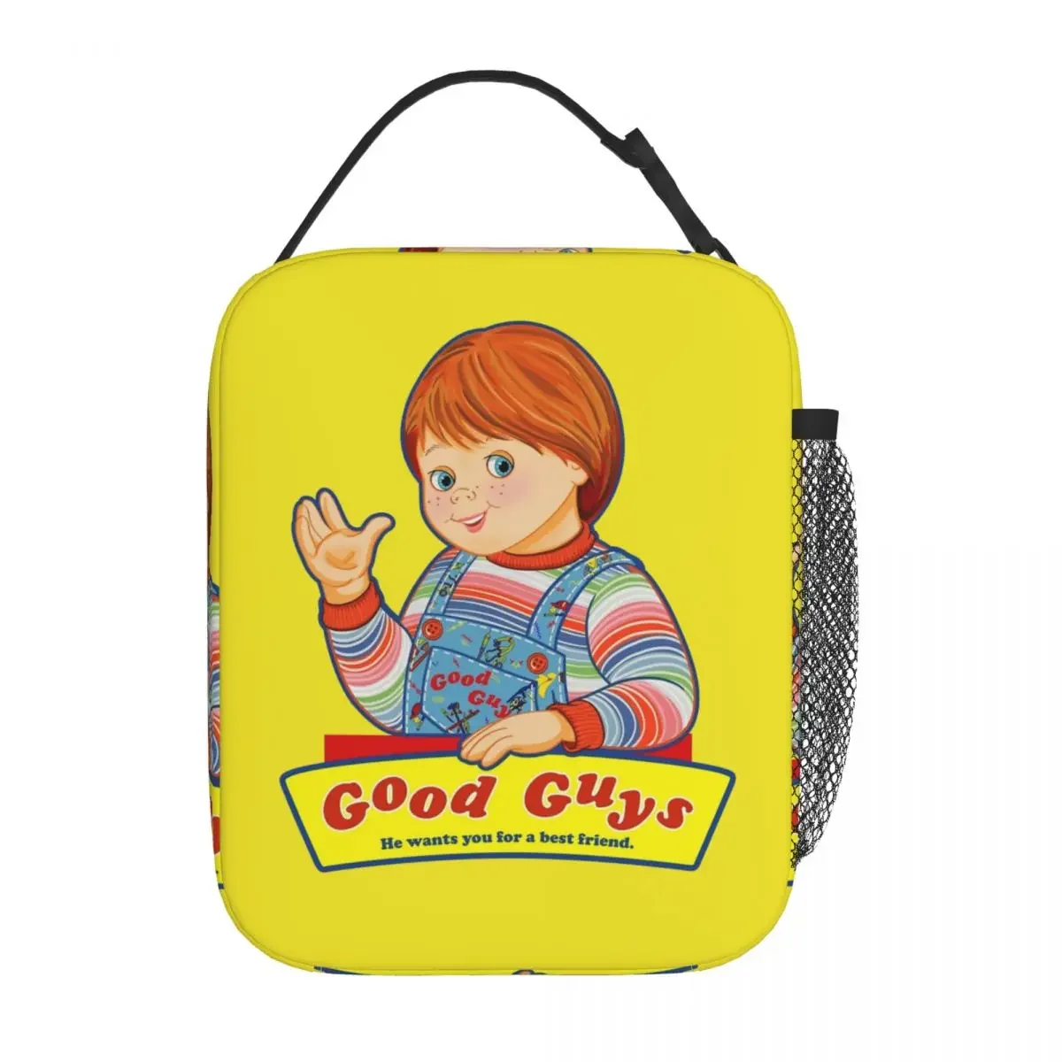 Good Guys Child's Play Chucky Merch Insulated Lunch Tote Bag For Work Food Container Portable Thermal Cooler Lunch Boxes