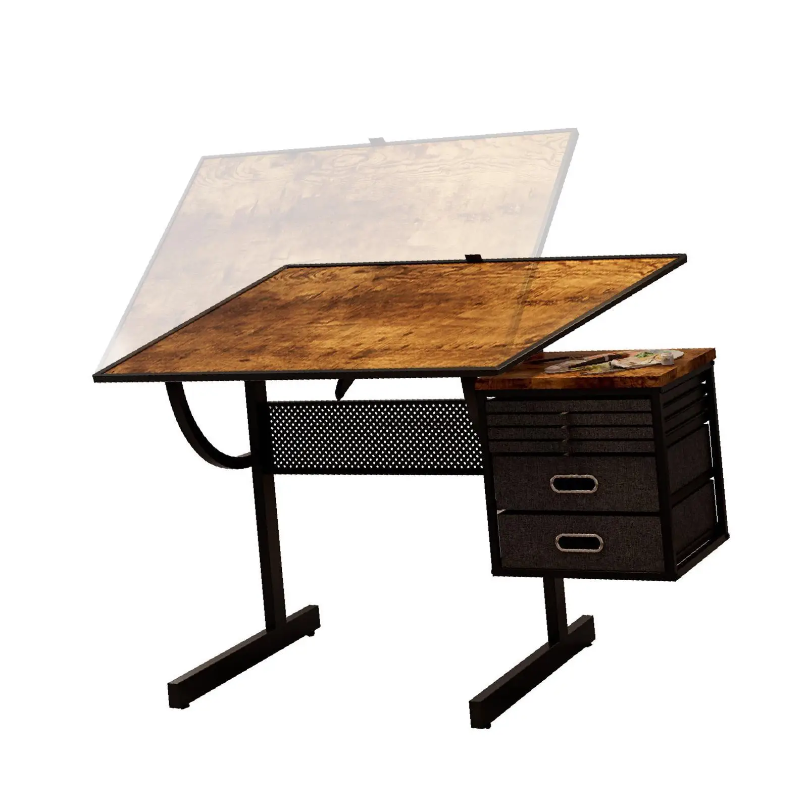 양면 퍼즐 테이블 보드, 방수 책상 커버 및 정리 트레이 포함, 성인용 직소 퍼즐 수집가용