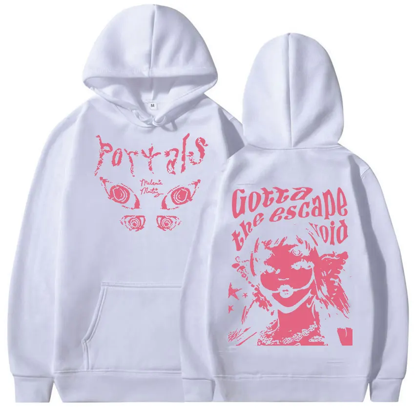 Retro Melanie Martinez Portals 2024 Print Hoodie Man Woman Aesthetic Fashion Clothing Sweatshirt Fleece Pullover Oversized Hoody