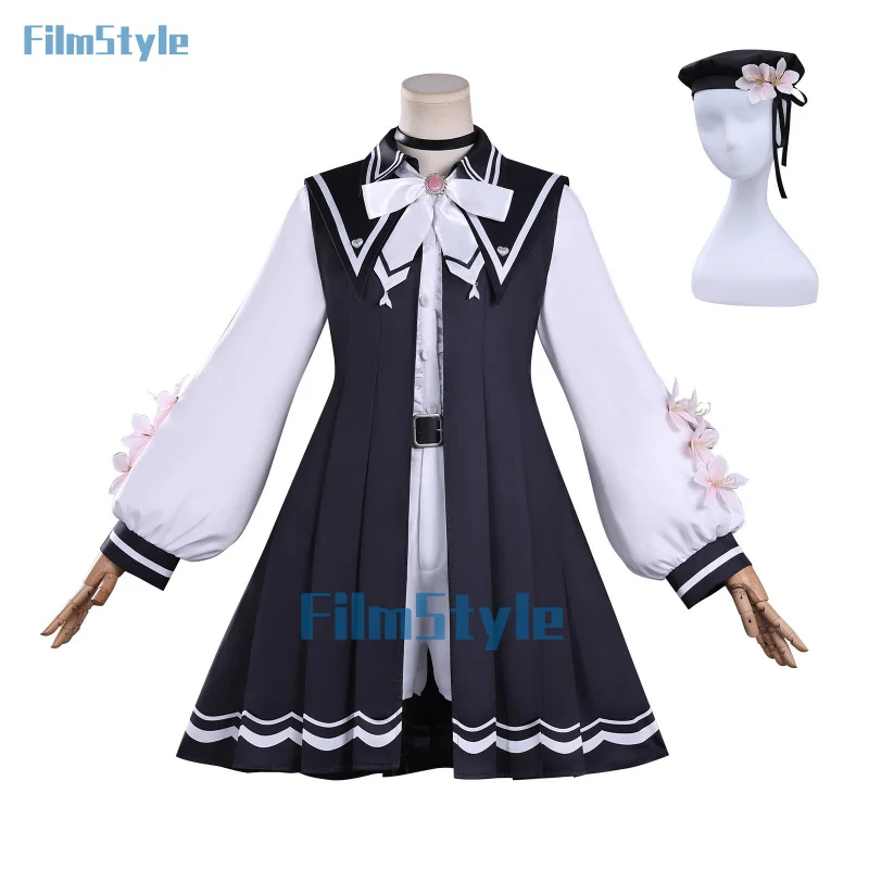 

Аниме Волшебная девочка Witch Trials Nanoka Kurobe Косплей Костюм Униформа Головные уборы Хэллоуин Карнавальная вечеринка для женщин и девочек