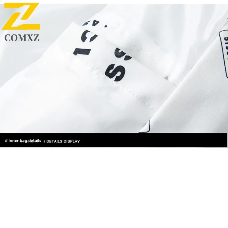 COMXZ 2025 رائجة البيع سترة قطن الرجال الشتاء سترة سميكة معطف هونغ كونغ نمط طالب للجنسين زوجين ملابس خارجية فضفاضة تناسب الموضة