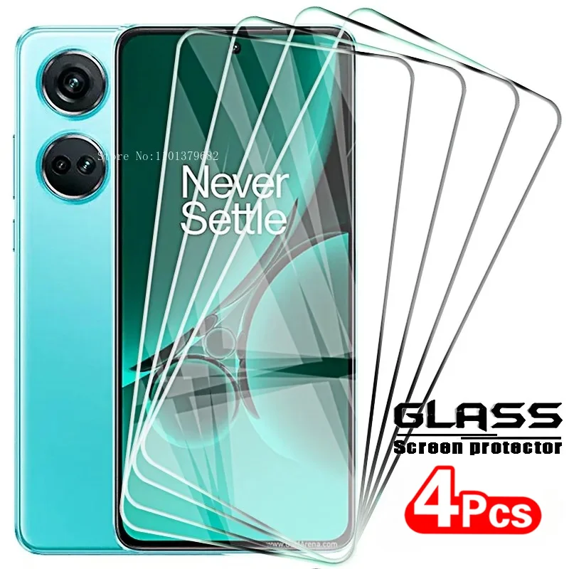 4PCS Tempered Glass for OnePlus Nord CE 3 2 Lite 5G CE3Lite CE3 3Lite N300 N200 N100 Screen Protection Protector Cover Film