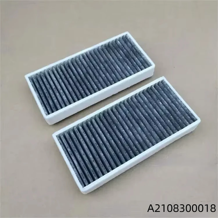 

2Pcs Cabin Filter Car Air Conditioner A2108300018 For Mercedes Benz W210 W220 S280 S320 S350 E200 E220 CDI E240 E250 Activated