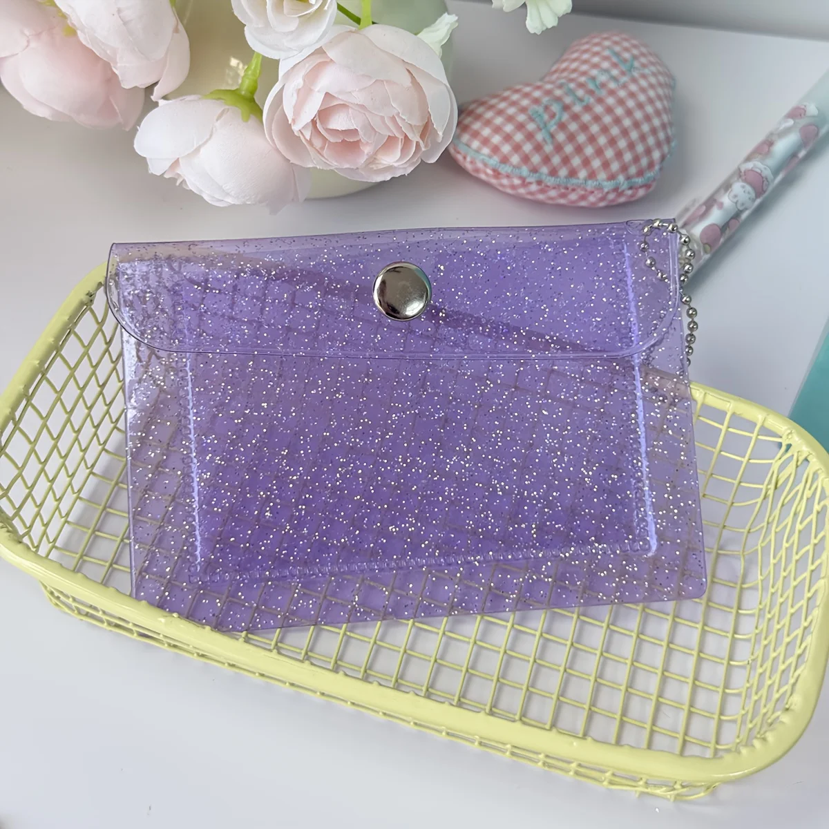 2D 1pc Colorful Card Holder, Portable Card Holder, ID Card Protective Cover