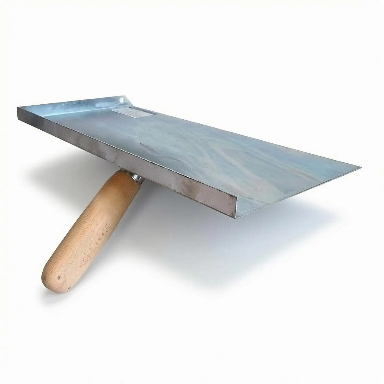 Straight Edge Stainless Steel Trowel Wooden Handle for Plastering Mortar and Putty Use