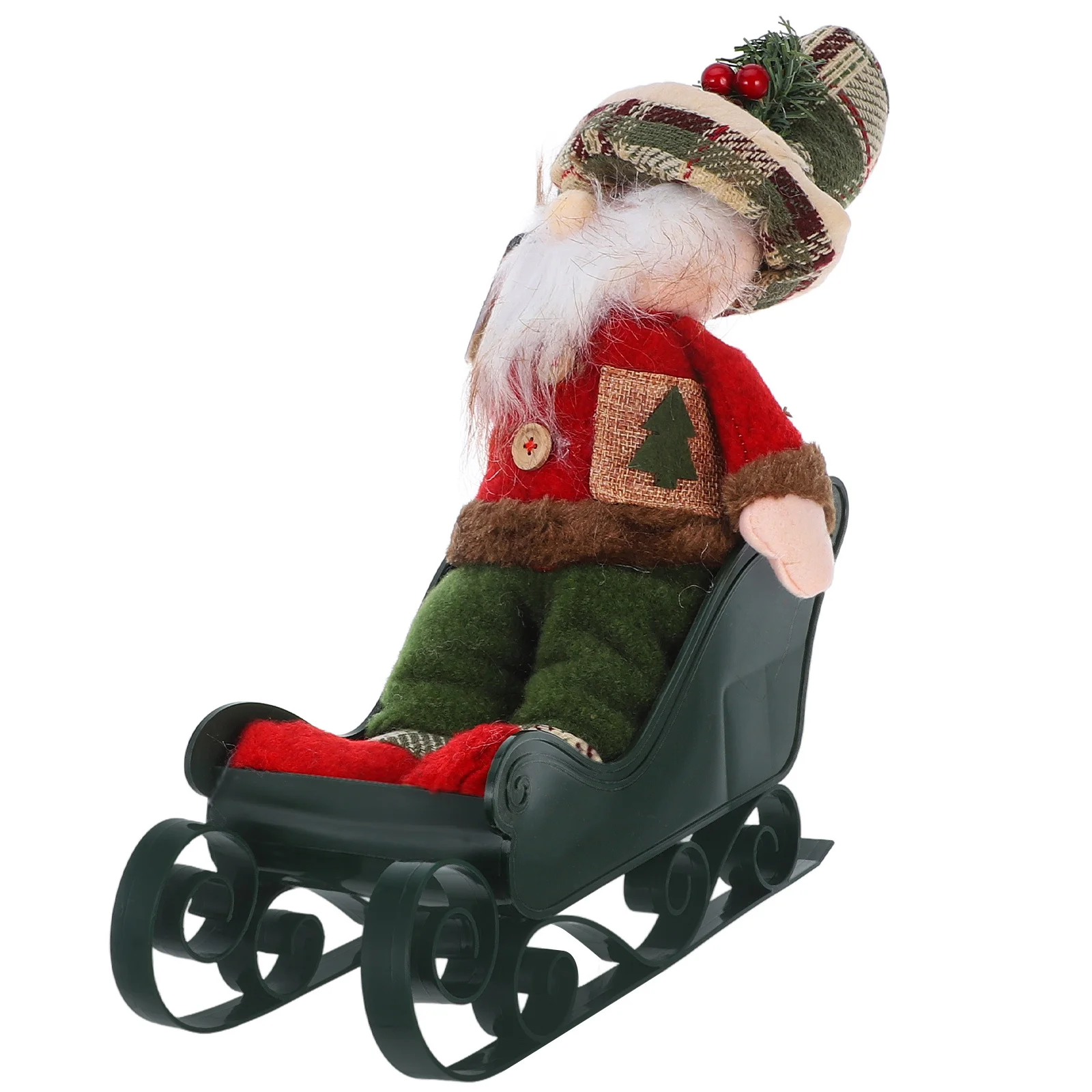 

Christmas Sleigh Ornament Festive Home Decoration Tabletop Miniature Sleigh Decoration Holiday Decor Holiday Decor