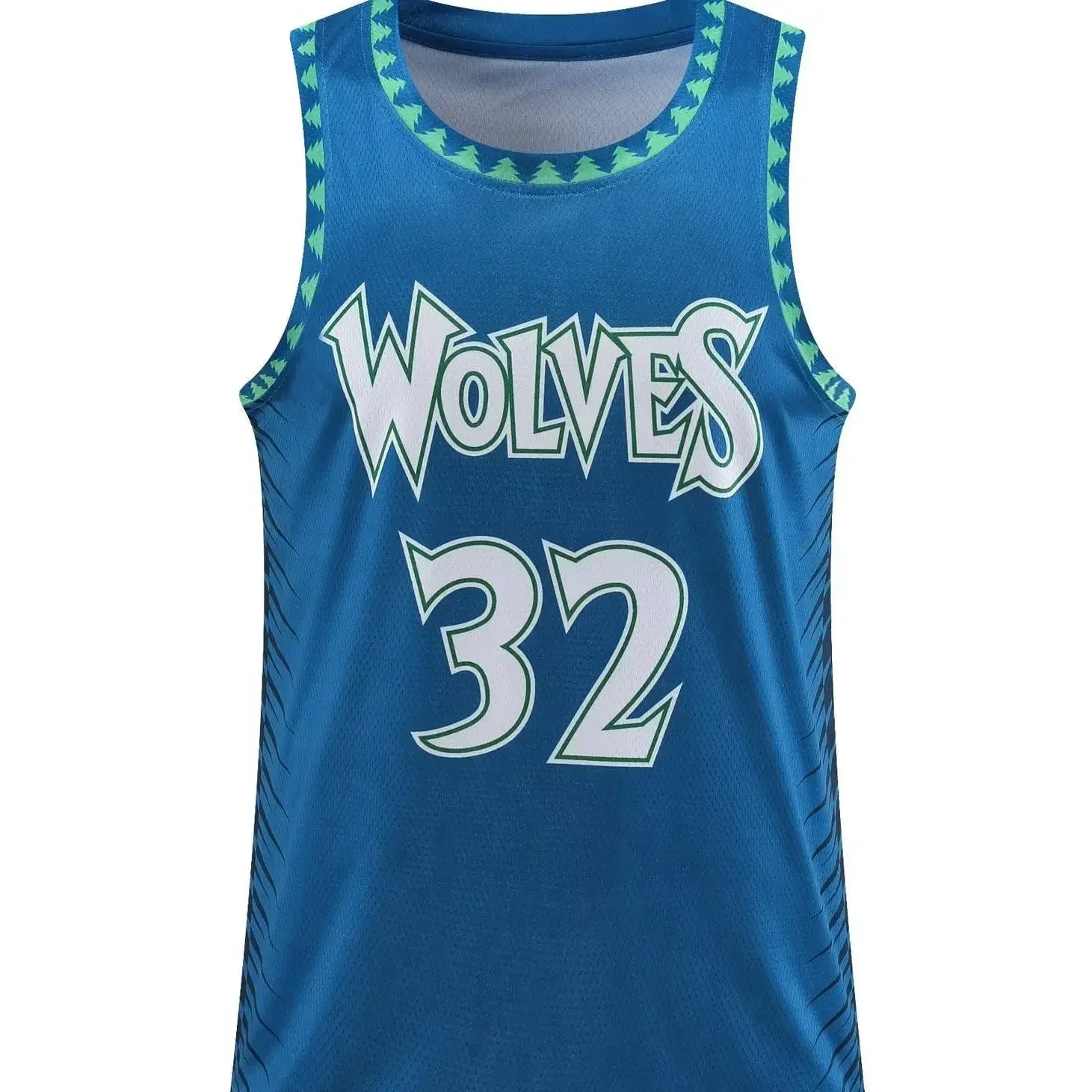 Grizzlies No.12 Morant Timberwolves No.32 Downs  Jersey Vest Competition Sports Training 3D Printing Breathable and Comfortable