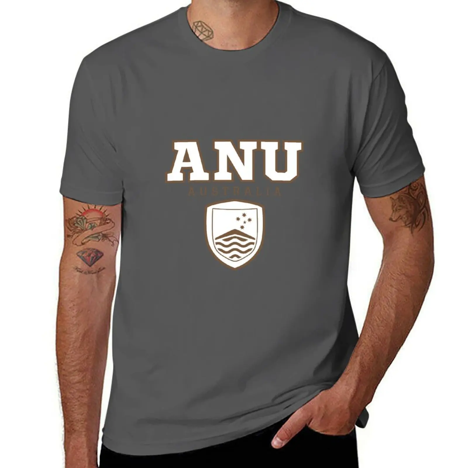 

National University Australian T-Shirt Casual Loose Fit Summer Tee Shirt