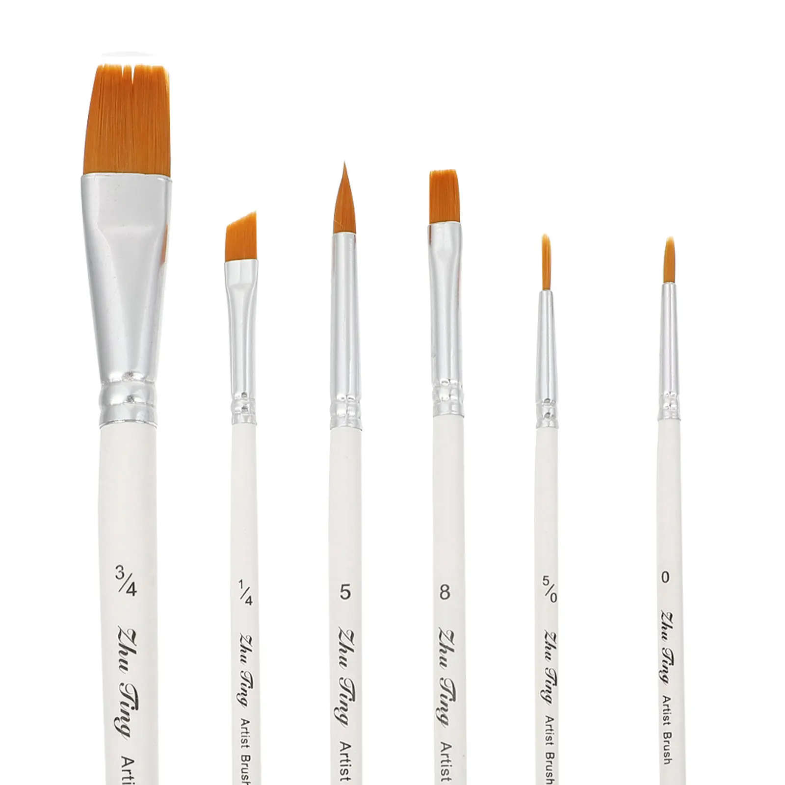 

6pcs Baking Tool Kit Fondant Cake Painting Brushes Set For Sugar Craft Cookie Scriber Decorating Fine Line Artistic 3D Flower