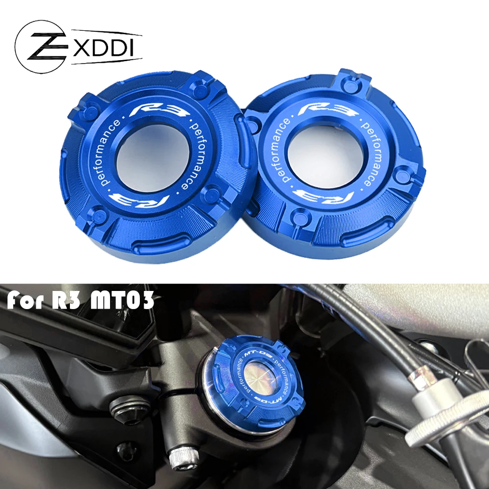 

Для YAMAHA MT03 MT 03 YZFR3 YZF R3 2014-2024 2025 2026 мотоциклетная вилка с ЧПУ AI, подвеска переднего амортизатора, защитная накладка