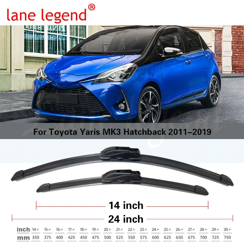 For TOYOTA Yaris MK3 Hatchback 2011-2019 24\