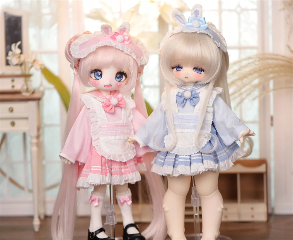 BJD doll clothes suitable for 1/4 size cute doll clothes set academic doll accessories (4 points)