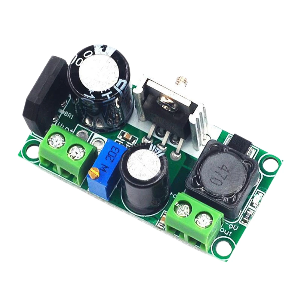 AC/DC To DC Step-Down Power Supply LM2596HV Power Module Adjustable AC 5V-30V DC 5V-50V Voltage Regulator Chip DIY Accessories