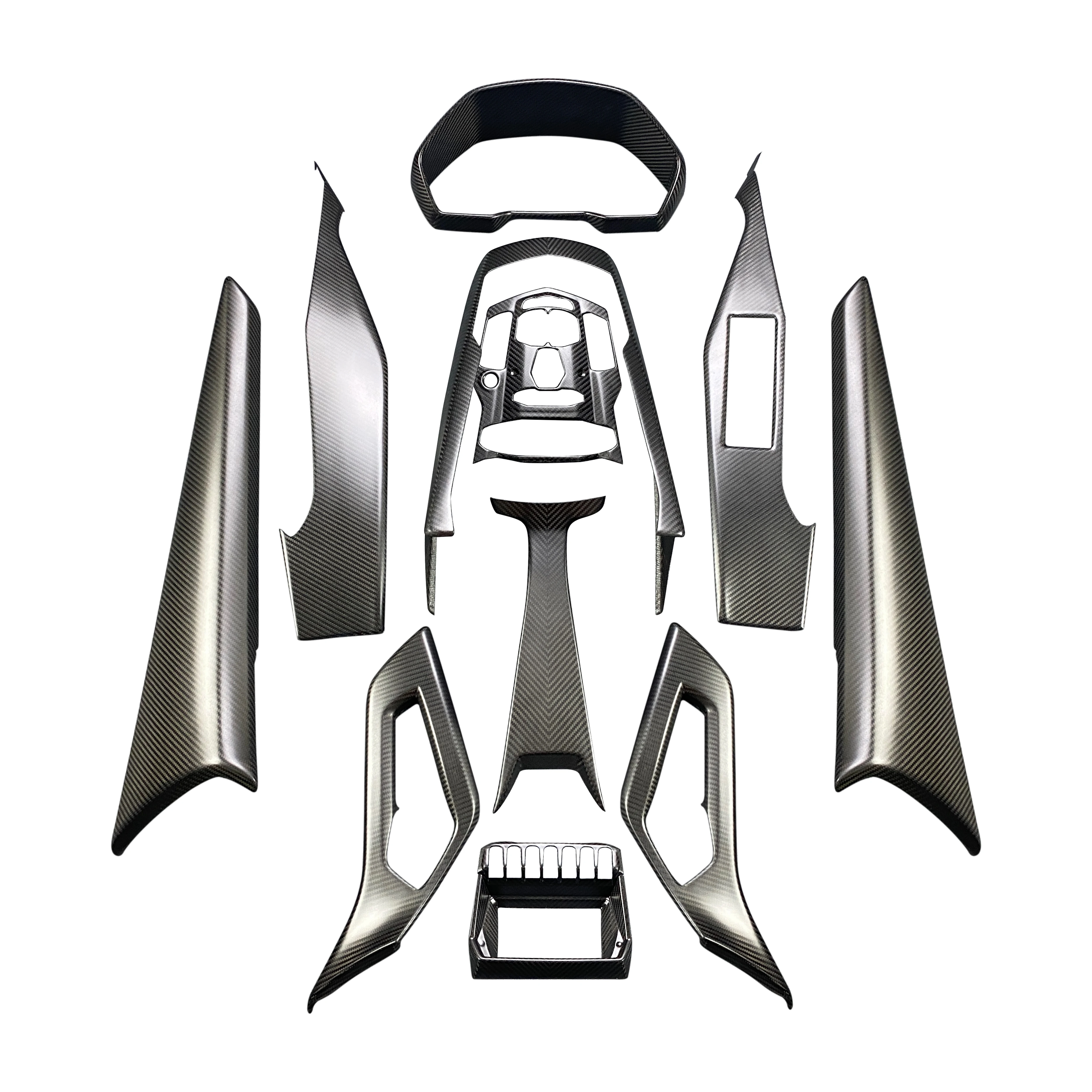 Matte Dry Carbon Fiber Interiors ( 11 PCS )