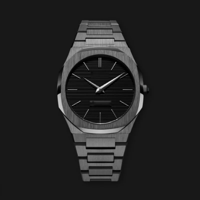 D1 Design Milano Style Luxury Brand orologio al quarzo da uomo Ultra sottile con Logo originale