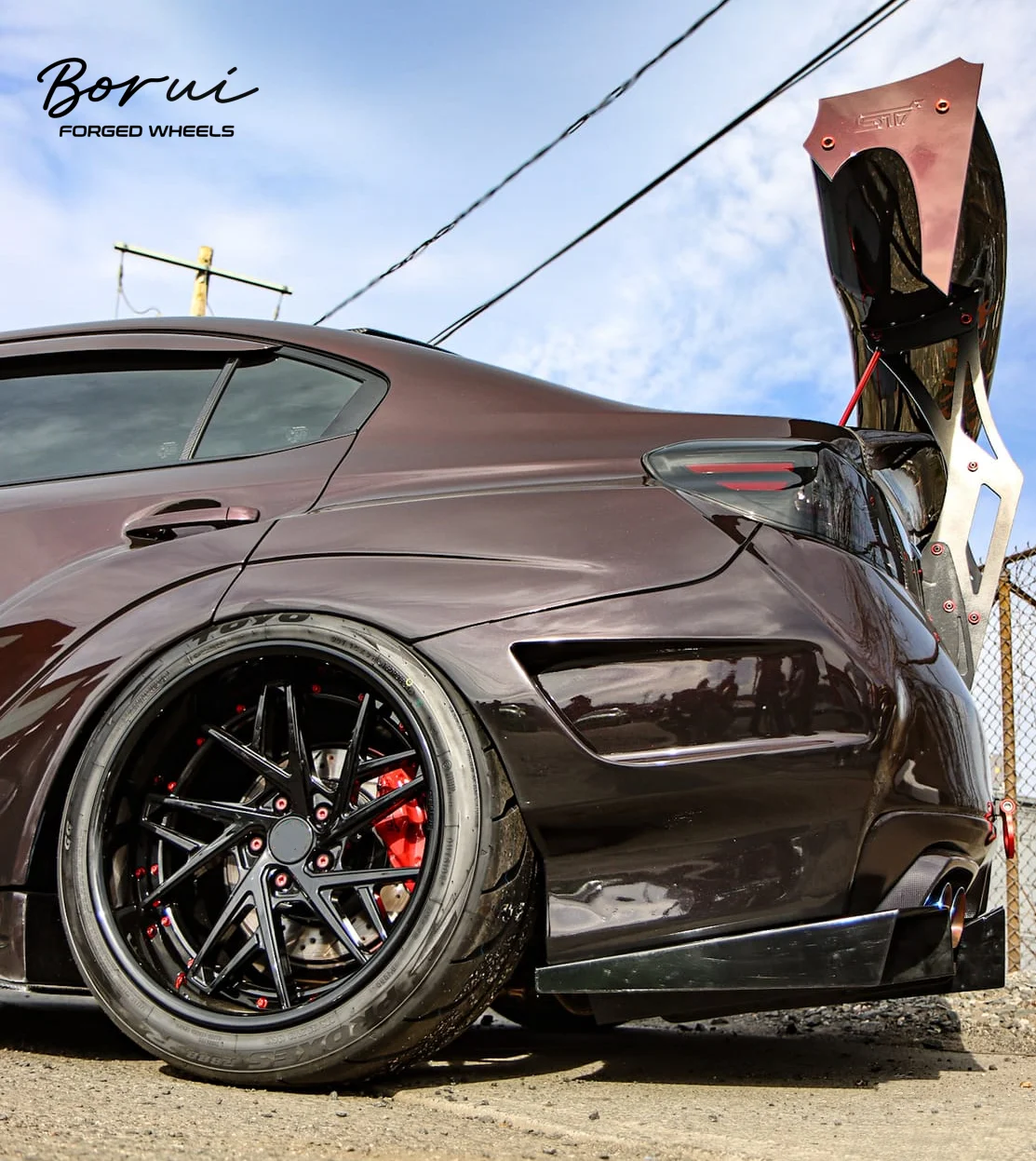 Borui Forged Wheel Custom Deep Concave Forged Alloy Car Rims 2-Piece 18-24 Inch 5X112 & 5X120 For 19-20 Passenger Cars