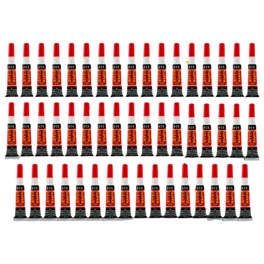 Colle liquide super puissante 10-50 pour bois, caoutchouc, métal, verre, adhésif cyanoacrylate, papeterie, 502, collage instantané, forte adhérence, cuir