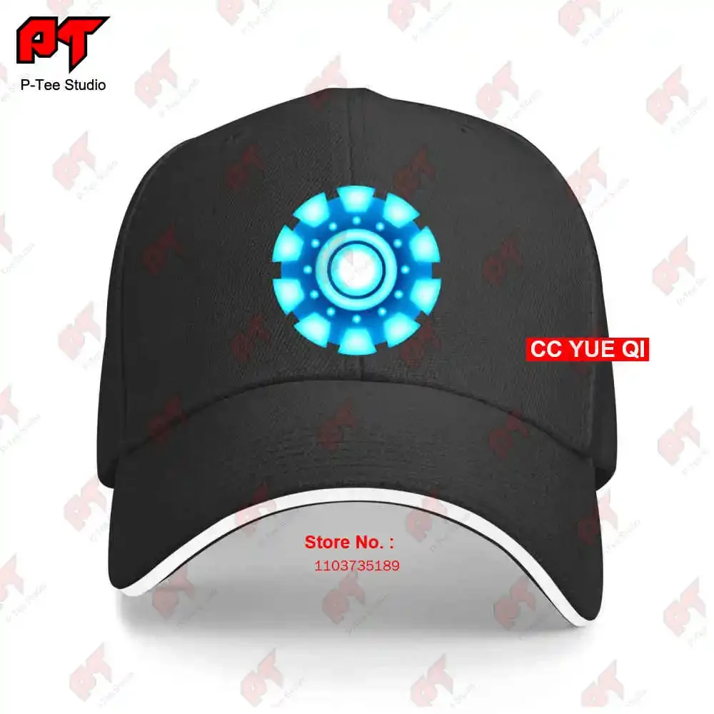 Arc Reactor Tony Stark Industries End Game Hero Baseball Caps Truck Cap 9295